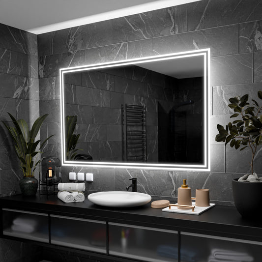 Lustro Podświetlane LED Wieden - 120cm, 90cm