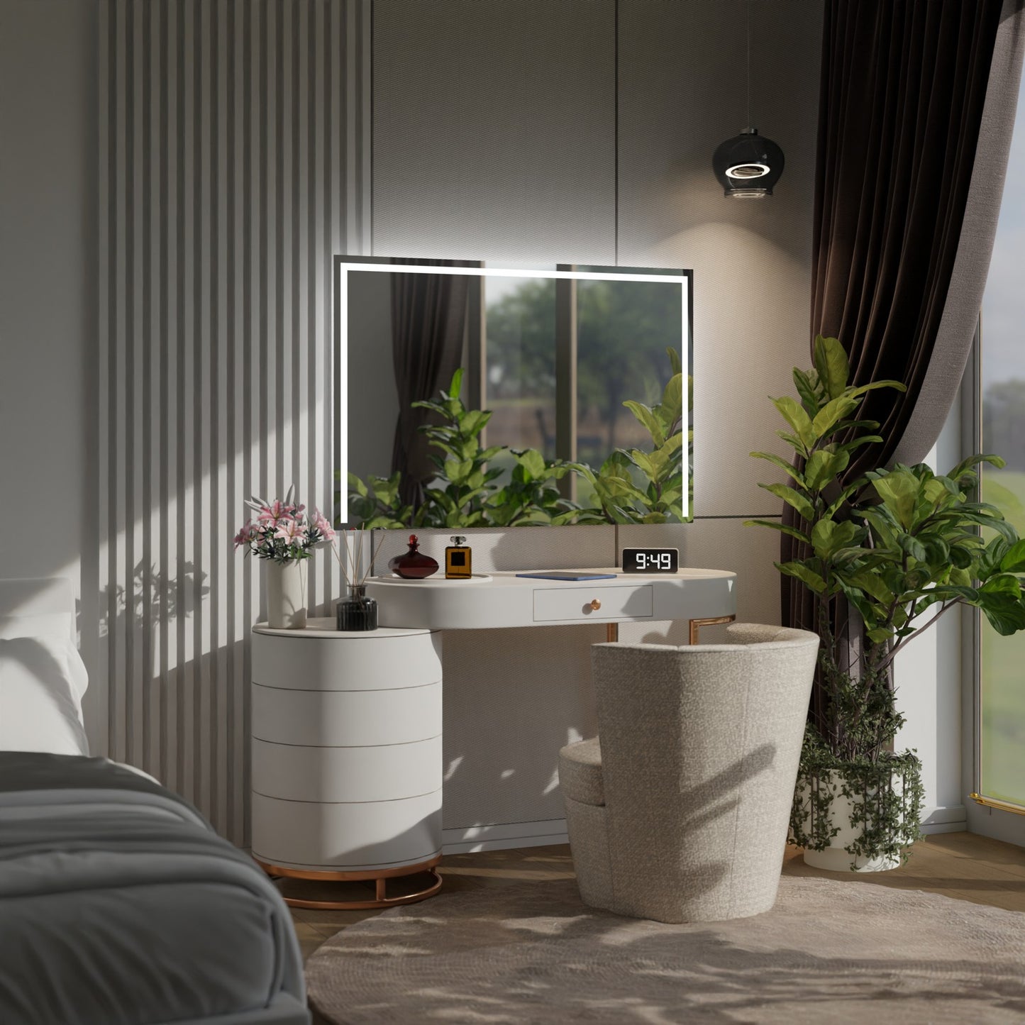 Lustro Podświetlane LED Sydney  -  110cm, 70cm